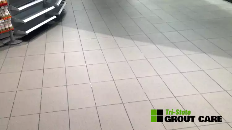 Mall Grout Floor Color Sealing